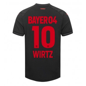 Bayer Leverkusen Florian Wirtz #10 Hemmatröja 2023-24 Kortärmad